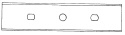 4" (100MM) DOUBLE SIDED SCRAPER BLADE