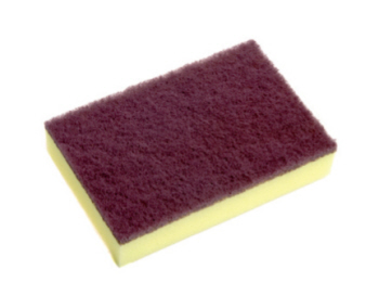 Medium Grade Sponge Scourer (10pk) - 15x10cm