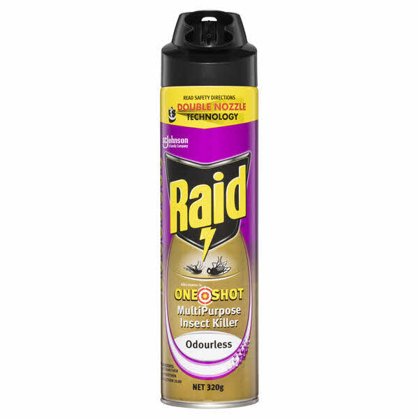 Raid One Shot Insect Killer Citrus 375g