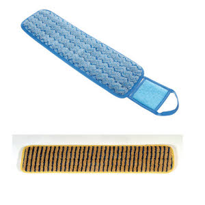 Rubbermaid HYGEN™ Microfiber Damp Mop Fringe with Scrubber 