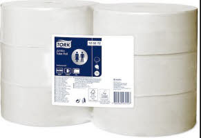 Tork Recycled Jumbo Toilet Paper Roll 2Ply Advanced T1 360M x 6 Rolls 2160 M