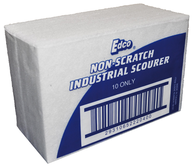 Super Quality Industrial Heavy Duty Non Scratch Scourer White Thinline 23x15cm