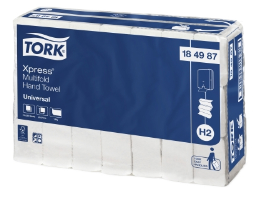 Tork Xpress® Multifold Hand Towel / Slimline Universal 230 sheets 21 packs 4830 sheets