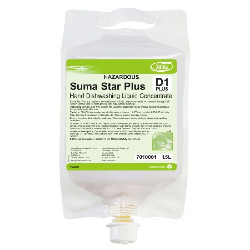Suma Star Plus D1 Hand Dish Washing Detergent