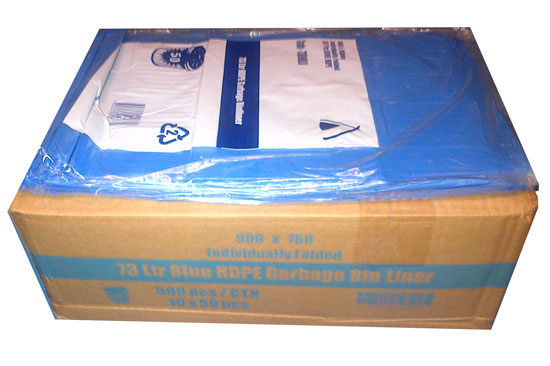 85 Litre Garbage Bags - Blue - Regular Duty