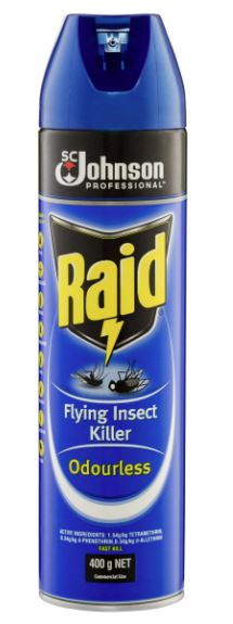 Raid Flying Insect Killer Odourless 400G