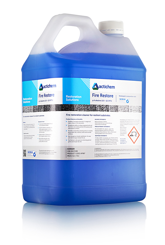 Actichem Fire Restore - Fire Restoration Cleaner and Degreaser