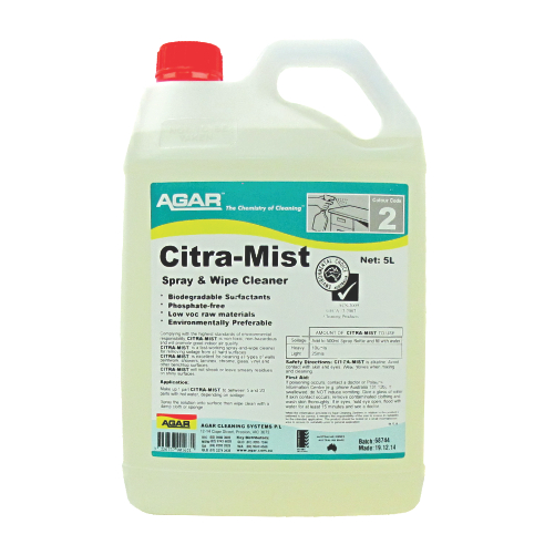 Agar Citra-mist Spray and Wipe Cleaner