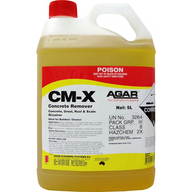Agar CM-X Concrete Remover