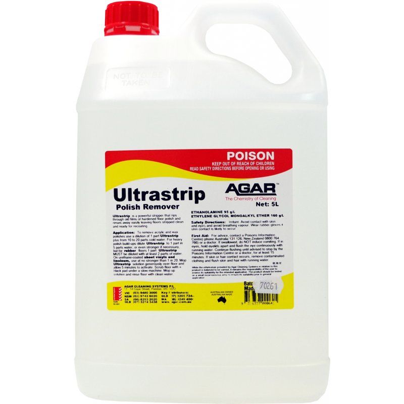 Agar Ultrastrip Floor Polish Remover 5L