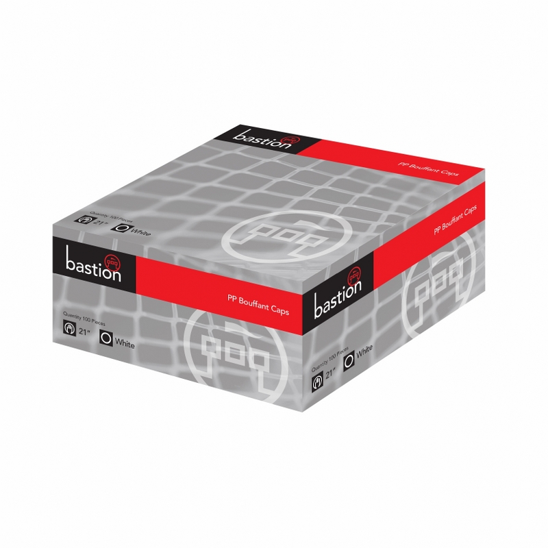 Bastion 21" Polypropylene Bouffant Cap