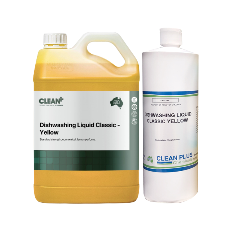 Clean Plus Dishwashing Liquid Classic Yellow