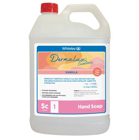 Dermalux Essentials Vanilla Foam Soap