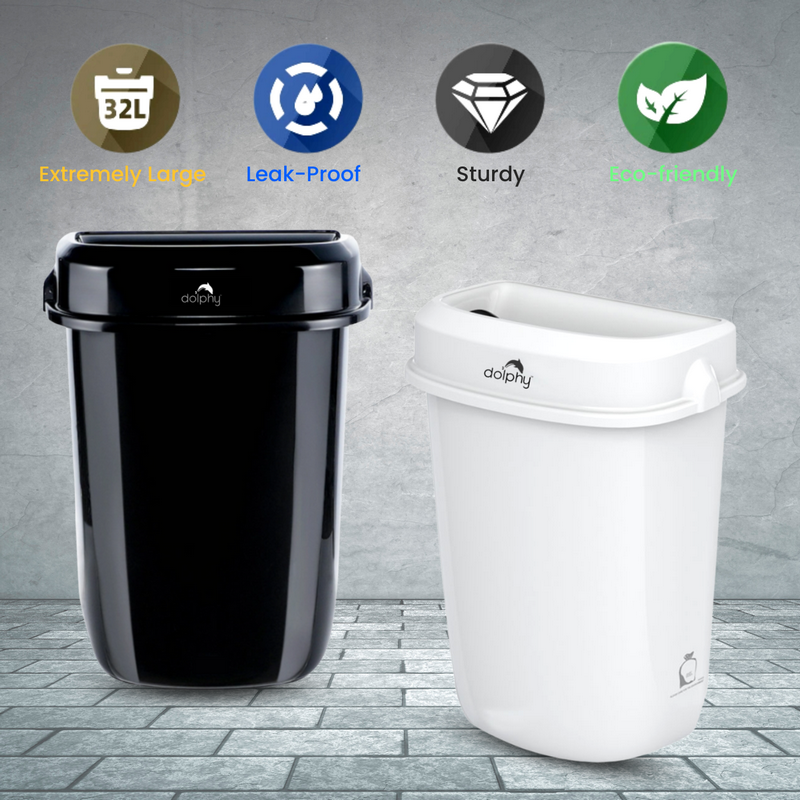 Dolphy Plaza Waster Bins - Plastic Rubbish Bins