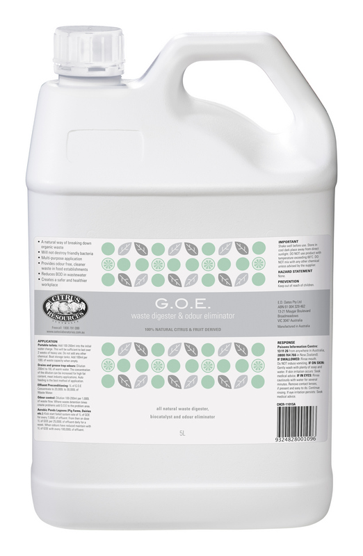 G.O.E Bio Waste Digester - BioCatalyst and Odour Eliminator
