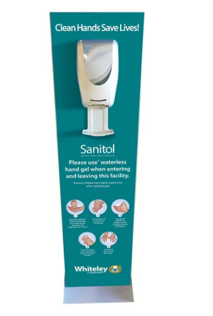 Whiteley Hygiene Instant Hand Stand Dispenser Complete