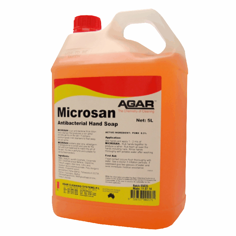 Agar Microsan Antibacterial Hand Soap 5L