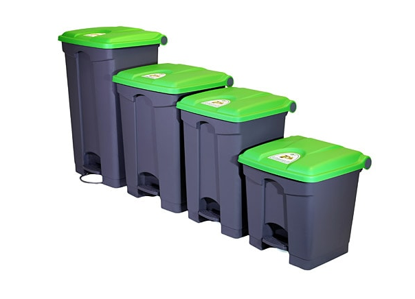 Pedal Bins - Hands Free Waste Disposal Containers 30L