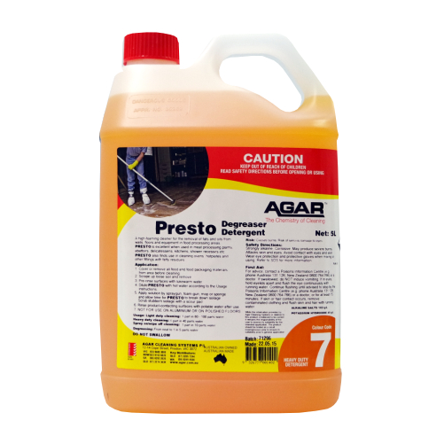 Agar Presto Caustic Based Cleaner Degreaser