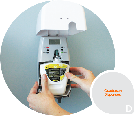 Quadrasan Auto Sanitiser Dispenser
