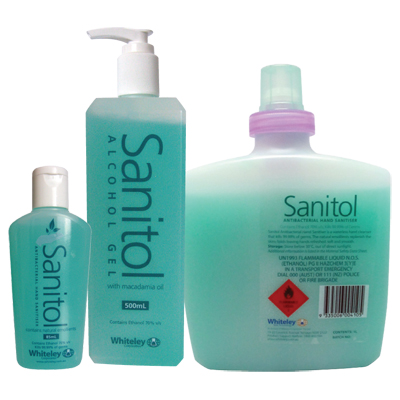 Sanitol Antibacterial Hand Sanitiser Alcohol Gel