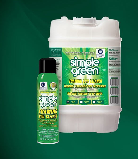 Simple Green® Foaming Coil Cleaner Aerosol and Liquid