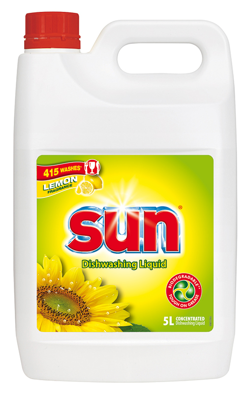 Sun Dish Washing Up Liquid Sunshine Lemon