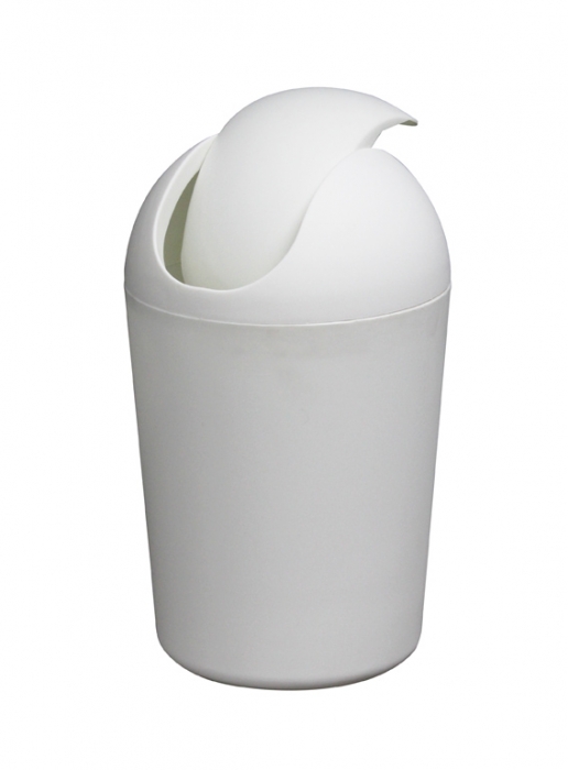 8L Bullet Bin White