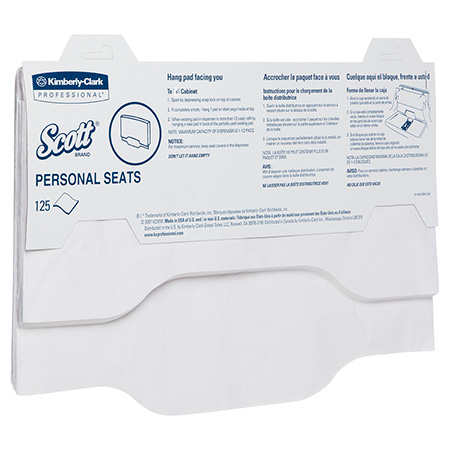 Scott Toilet Seat Covers 125 Sheets x 24
