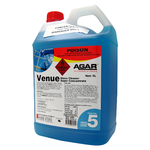 Agar Venue Glass Cleaner Super Concentrate 5L