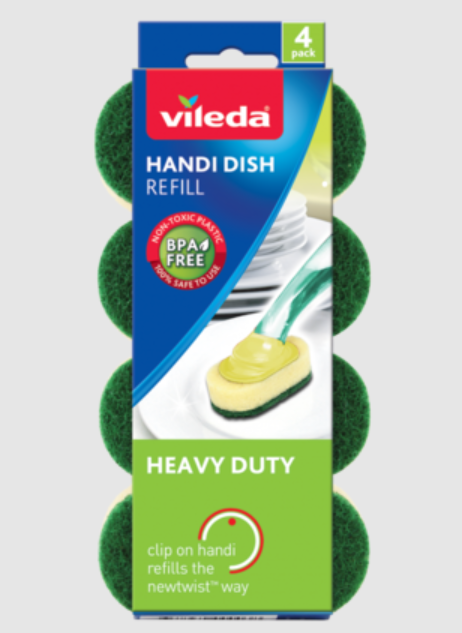 Vileda Handi Dish Heavy Duty Refill Pads