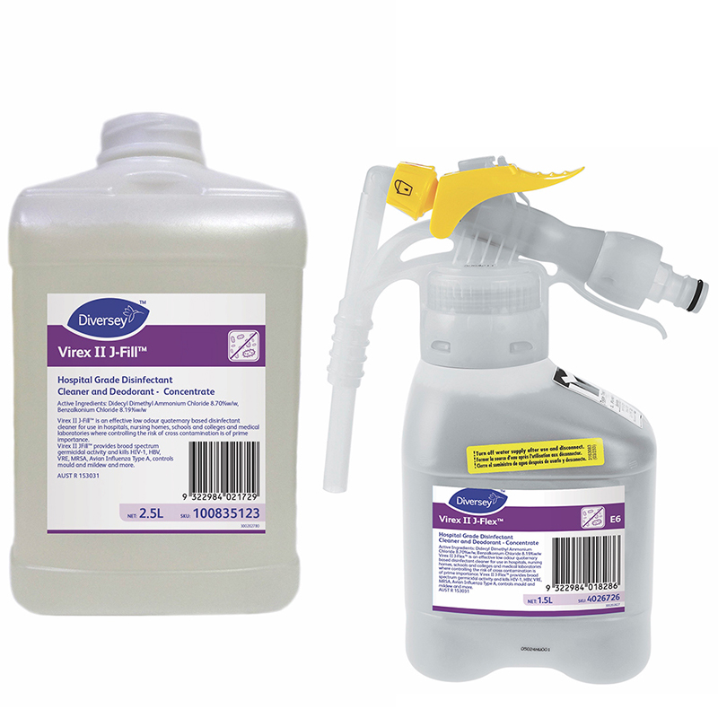 Diversey Virex II Quaternary-Based Disinfectant Cleaner