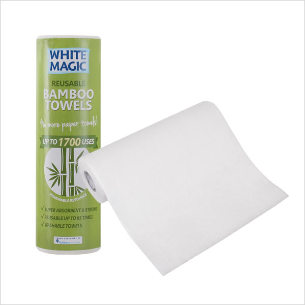 White Magic Reusable Bamboo Towel