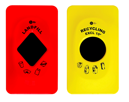 Multi Sort Easy Recycling Bins - Lids