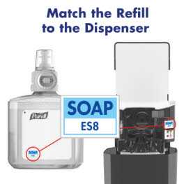 Match the Refill Easily with Dispenser