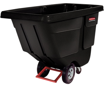Rubbermaid Tilt Truck Utility Duty | Rotational Molded Black