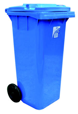 Option: Blue Heavy Duty Bin with Wheels 120L