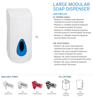2L Large Modular Soap Dispenser