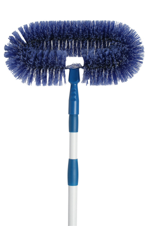 Deluxe Fan Brush with Extension Handle
