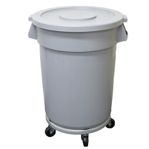 Option: Complete - Body With Flat Lid and Wheels - NABIN76FL/C