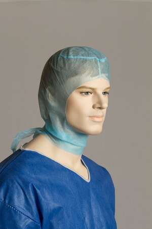 Bastion Polypropylene Hood Blue - Box of 100