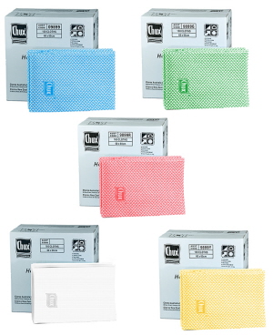 Chux Heavy Duty Super Wipes 60cm x 60cm Pk 100