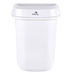 Dolphy Plaza Waster Bin White 32L Front