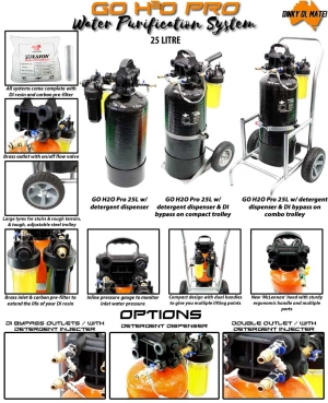 GO H2O PRO 25L Portable De-ionisation System