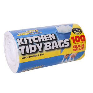 Mr Clean Kitchen Tidy Bags 27L 100Pk