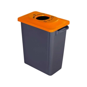 Choose Stream - Lid: Recyclable Soft Plastics Orange With Circular Aperture - SPO