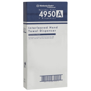Kimberly-Clark® Dispenser - Stainless Steel Lockable Hand Towel Dispenser