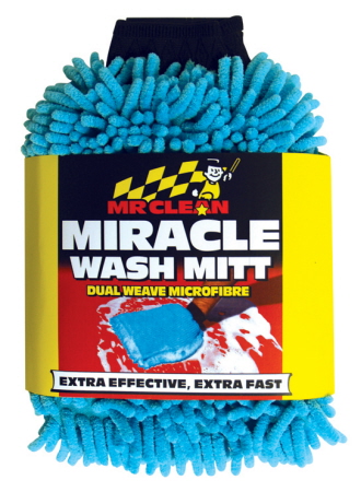 Mr Clean Miracle Wash Mitt - Dual Weave Microfibre