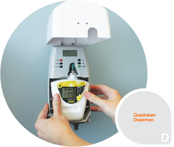 Quadrasan Auto Sanitiser Dispenser
