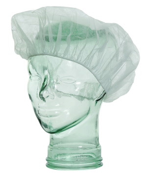 Round Disposable Polypropylene Medi Caps White